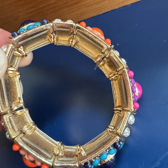 Colorful Gemstone Statement Ring - Picture 7 of 8